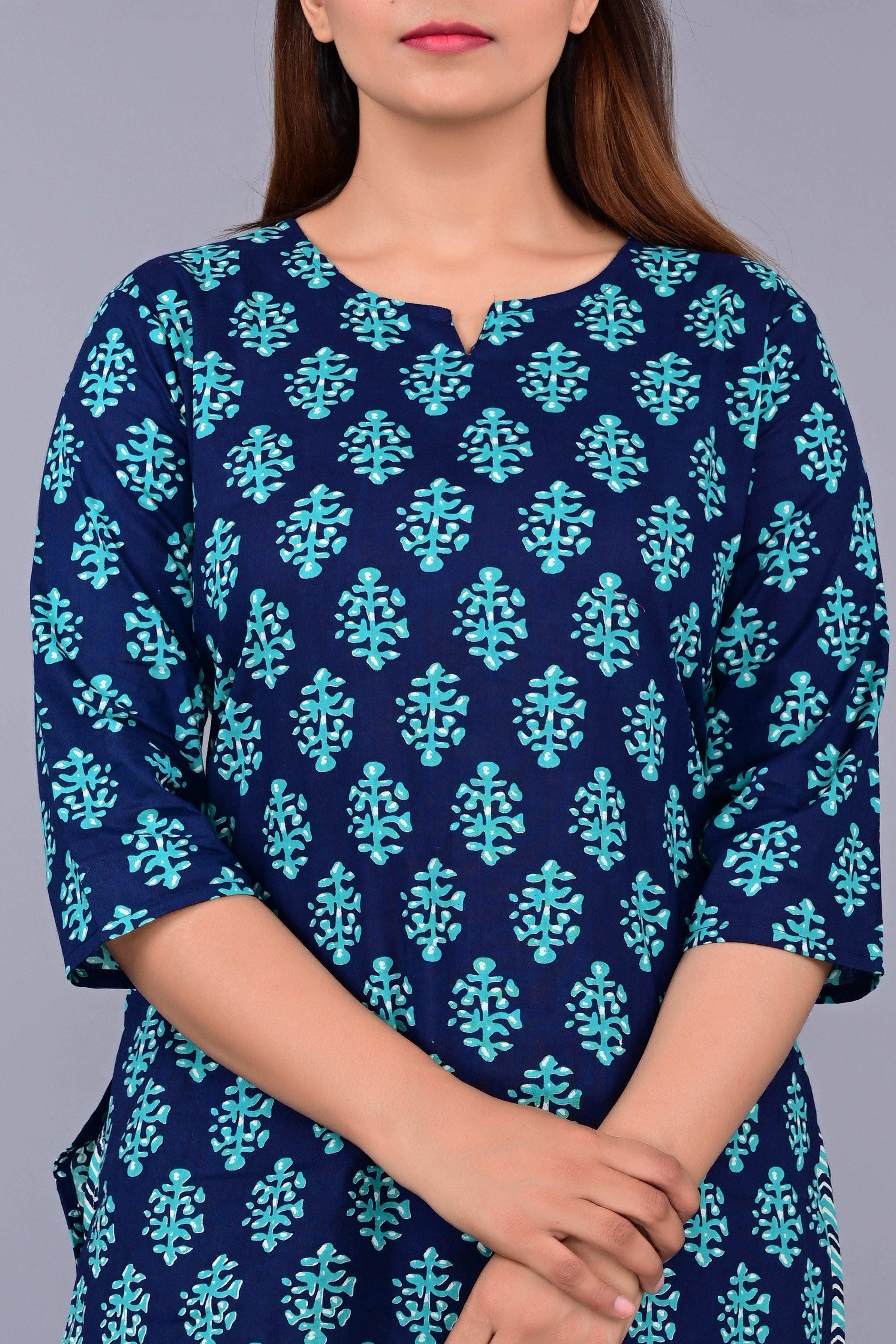 Printed Pure Cotton Night Suit ROOPWATI FASHION