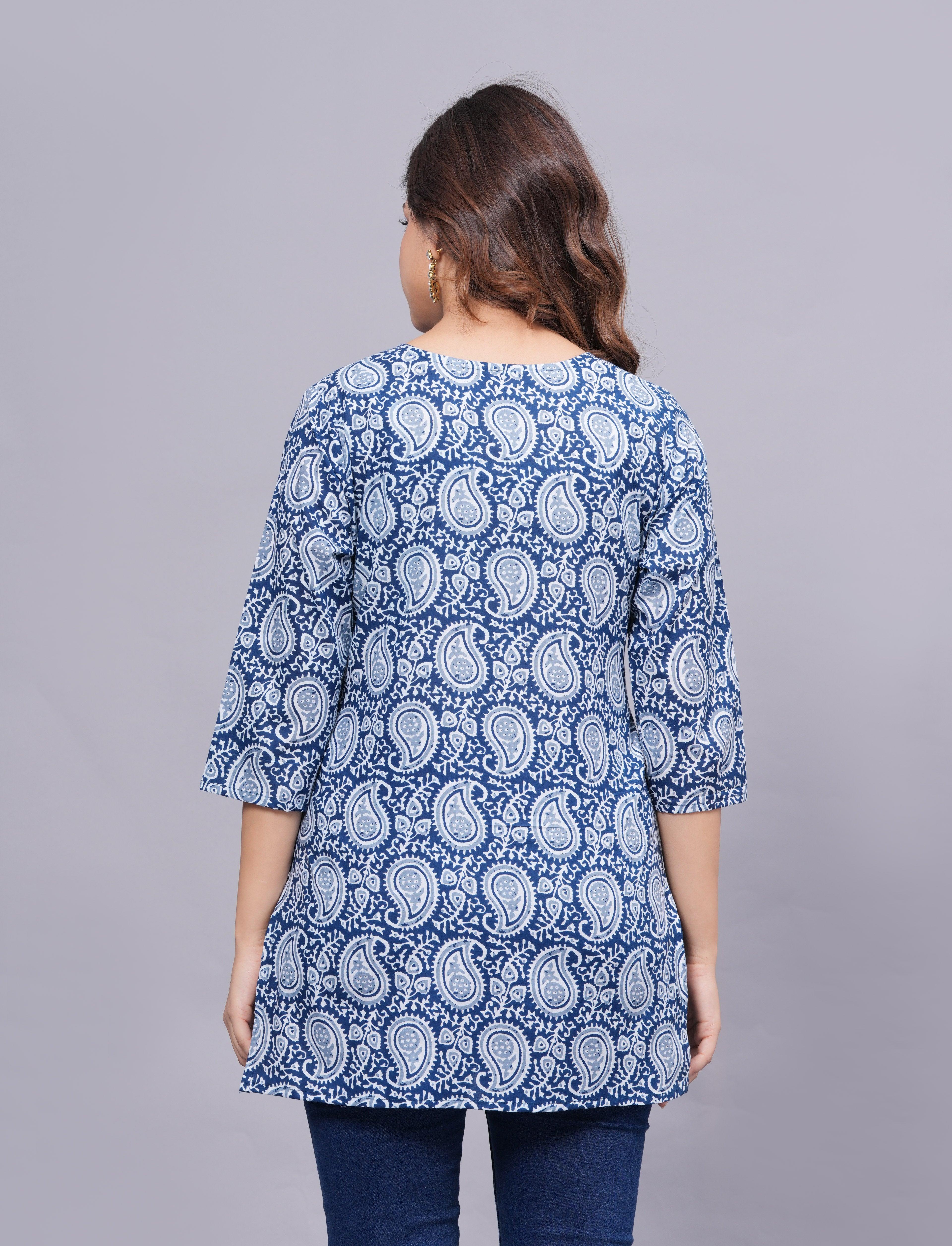Ethnic Motifs Printed Pure Cotton Kurti ROOPWATI FASHION
