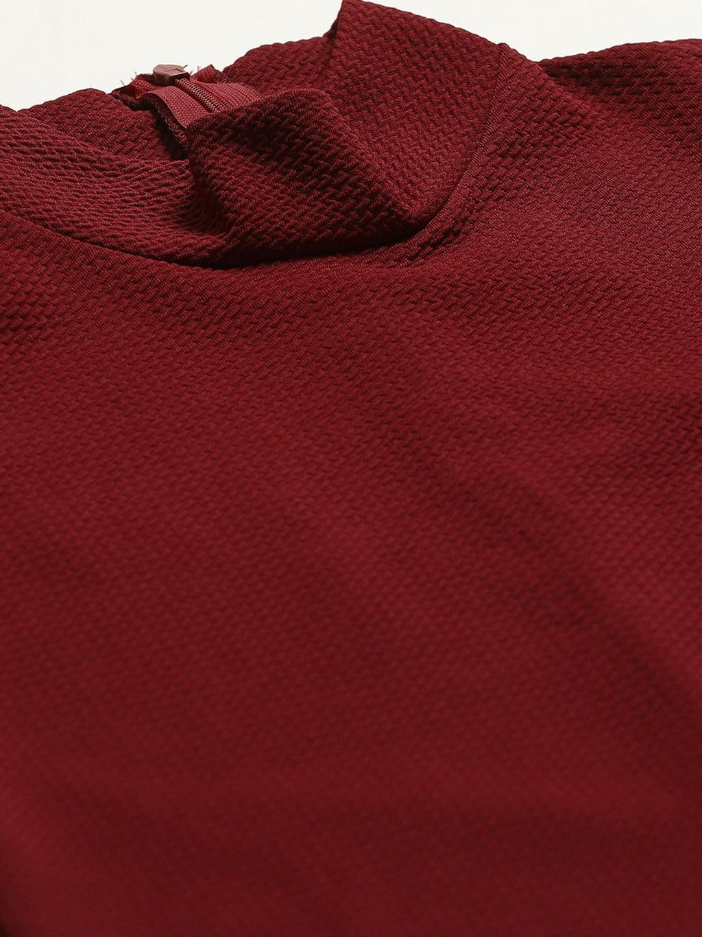 Stylish Trendy Girls Maroon Crepe Top ROOPWATI FASHION