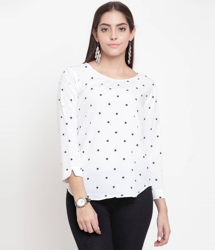 WOMEN Print Crepe Top ROOPWATI FASHION