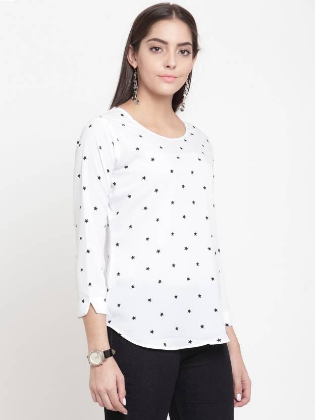 WOMEN Print Crepe Top ROOPWATI FASHION