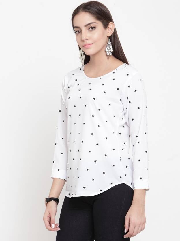 WOMEN Print Crepe Top ROOPWATI FASHION