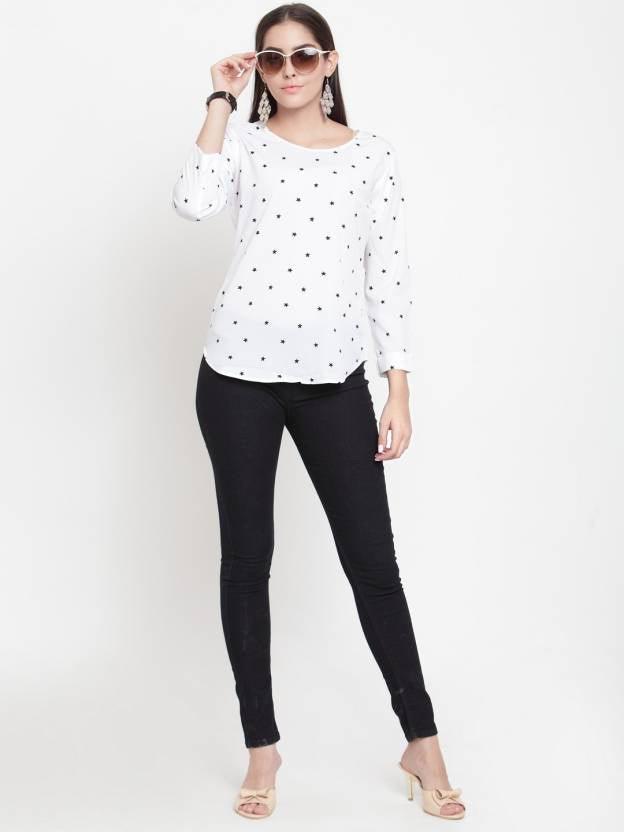 WOMEN Print Crepe Top ROOPWATI FASHION