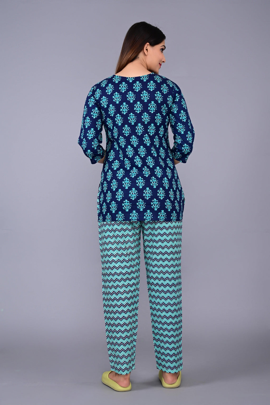 Printed Pure Cotton Night Suit ROOPWATI FASHION